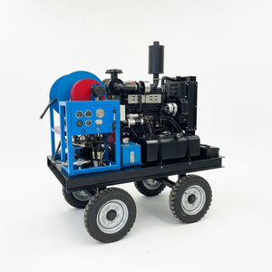 เครื่องฉีดน้ำแรงดันสูงรุ่นใหม่ UHP 300 บาร์/4350PSI สำหรับลอกสีและสนิม ใช้เครื่องยนต์ดีเซลสำหรับงานหนัก แรงดันสูงพิเศษ - Product Image 1