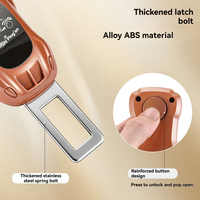 Extenseur de ceinture de sécurité ABS populaire pour femmes enceintes en surpoids et enfants, protection des épaules, conception d'extension bidirectionnelle