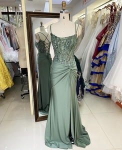 green emerald velvet dress Green Bardot Sleeve Midi Slit Dress  SILKROSE
