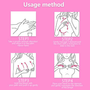 Crème d'augmentation mammaire à la papaye, huile de massage corporel pour l'augmentation et le raffermissement de la poitrine pour femmes - Product Image 4