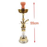 Chicha arabe dorée Hukka portable, boîte de rangement pour chicha, vente en gros de chichas de qualité