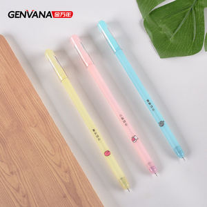 Stylos gel Kawaii Genvana en gros, écriture fluide, stylo dessin animé, pointe ultra-fine noire 0,35 mm, stylos gel Kawaii mignons - Product Image 6
