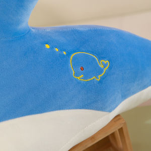 Vente directe d'usine, vente en gros et au détail, <span class=keywords><strong>peluche</strong></span> géante de <span class=keywords><strong>dauphin</strong></span> dodu, jouet en <span class=keywords><strong>peluche</strong></span> doux et mignon, animal marin, oreiller de sommeil pour enfants - Product Image 4