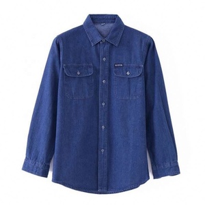 Nuovo arrivato 2025 primavera e autunno camicia in Denim per gli uomini manica lunga ampia camicia Casual per gli uomini cappotto sottile - Product Image 2