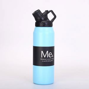 Mug de voyage isotherme 750 ml 950 ml en acier inoxydable 304 à double paroi avec couvercle et poignée, durable - Product Image 2