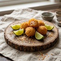 Boulettes de crevettes surgelées déchiquetées HACCP d'Asie pour restaurants, restauration de hot pot, dim sum croustillant de crevettes entières en vrac