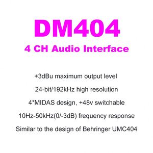 Carte son USB 4 entrées 4 sorties pour ordinateur, interface audio USB 4 entrées 4 sorties, en stock, bonne qualité - Product Image 6