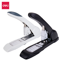   Agrafeuse robuste E0395, noire, fournitures de bureau, fournitures scolaires, agrafeuse de reliure, agrafeuse économique, facile et portable, haute qualité