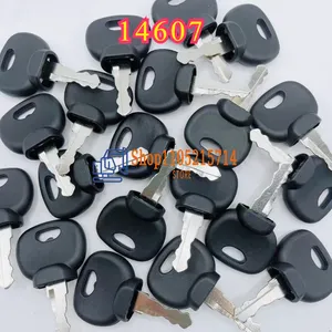 1/<span class=keywords><strong>2</strong></span>/5/10 PIÈCES 14607 Clé de contact BOMAG Hatz Manitou SP pour excavatrice et engins lourds, interrupteur de contact et serrure de porte - Product Image 3