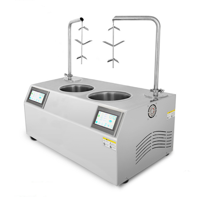 New Professional Commercial Electric Hot Chocolate Dispenser with Two Taps for Melted Chocolate Machines