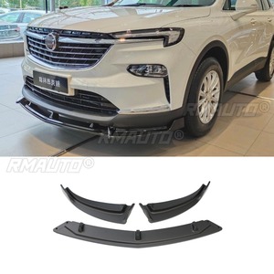 Para Buick Enclave 2020: Kit de carrocería con difusor y divisor de labio para parachoques delantero, protector de parachoques negro brillante, pieza de modificación. - Product Image 1