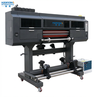 Impresora de Inyección de Tinta UV DTF de Formato Ancho de 600 mm, Multicolor, Totalmente Automática, Marca Hanying, para Impresión de Adhesivos