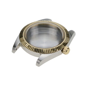316L Edelstahl Hochwertiges 38mm Slim-Gehäuse mit Top-Hat-Glas und Schraubverschluss, austauschbare Lünette, passend für NH34 NH35 NH36 Uhrengehäuse - Product Image 4