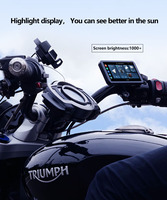 Navigation GPS pour moto Android 4G, caméra embarquée DVR, écran tactile 6,1 pouces, TPMS, CarPlay et Android Auto, étanche IP67