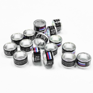 Hoge Fly Duivenringen 9Mm Binnendiameter Vogel Voet Ringen Met Land Voet Bands Voor Postduif Liefhebbers - Product Image 3