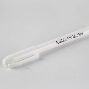 Venta de fábrica, varios Mini marcadores comestibles para colorear alimentos ampliamente utilizados, regalo, bolígrafo de pintura negra plana de 6mm, puntas duales de borrado en seco y borrado en húmedo - Product Image 5