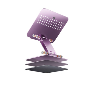 <span class=keywords><strong>Support</strong></span> d'ordinateur <span class=keywords><strong>portable</strong></span> rotatif à 360° en alliage d'aluminium, réglable en hauteur, pivotant, pliable, <span class=keywords><strong>portable</strong></span> et <span class=keywords><strong>ventilé</strong></span> pour bureau - Product Image 3
