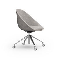 Grande chaise de loisirs nordique moderne avec cadre en bois massif, pivotante, en tissu, avec dossier, pour salon, bureau à domicile, école, salle de sport