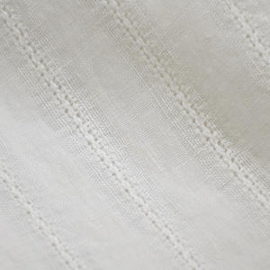 Moderne Jacquard Salo décontracté femmes haut pantalon jupe pur lin tissu brodé motif trame tricoté style uni Spot approvisionnement - Product Image 2