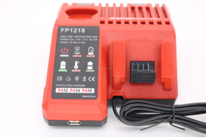 החלפה באיכות גבוהה ליתיום כלי חשמל סוללה כפולה מפרץ מטען עבור מילווקי 12V ~ 18V מטען מהיר עם USB יציאת - Product Image 6