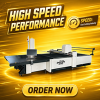 Machine de découpe de tissu multicouche à lame droite automatique chinoise PANDA CNC avec pompe haute vitesse pour l'industrie textile