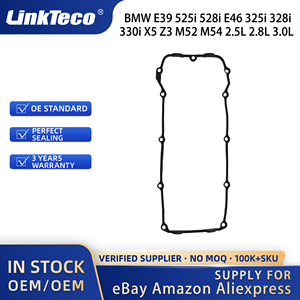 Couvercle de soupape de moteur Linkteco avec joint pour <span class=keywords><strong>BMW</strong></span> E39 525i 528i <span class=keywords><strong>E46</strong></span> 325i 328i <span class=keywords><strong>330i</strong></span> X5 Z3 M52 <span class=keywords><strong>M54</strong></span> 2.5L 2.8L 3.0L 11121432928 - Product Image 6