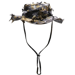 High Quality <strong>Cheap</strong> 3D Quick Dry Camouflage Bionic Leaf Hunting Jungle Woodland Camo Sport Cap <strong>Hat</strong> - Product Image 4