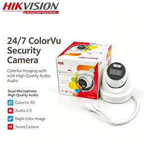 Caméra de surveillance CCTV Hikvision DS-2CD3347G3-LISUY 130dB WDR <span class=keywords><strong>AcuSense</strong></span> avec détection humaine et de véhicules par apprentissage profond et double microphone - Product Image 1