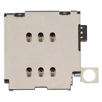 Pembaca Kartu SIM untuk iPhone 12 Mini Slot Kartu SIM Ganda Soket Adaptor Dalam Kabel Fleksibel Suku Cadang Pengganti