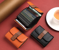 Portefeuille en PU pour femme, style rétro, color-block, minimaliste, fermeture à bouton-pression, blocage RFID, plusieurs emplacements pour cartes, porte-cartes et billets, nouveau design