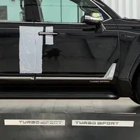 Nouveau ABS chromé Turbosport lettre arrière emblème marques latérales pour Lexus LX600 Land Cruiser accessoires 2022 2023 2024