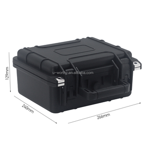266x240x129mm giá cả cạnh tranh IP67 không thấm nước cứng PP nhỏ nhựa cụ chiến thuật Công cụ Mang trường hợp với tùy chỉnh bọt - Product Image 1
