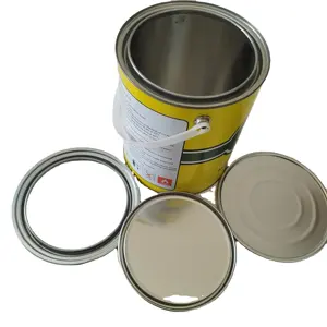 Metal 1 gallon paint can cover and end lid paint can enclosure