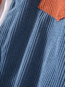 Chemise en velours côtelé pour <span class=keywords><strong>homme</strong></span> MS-<span class=keywords><strong>46</strong></span>, nouvelle collection automne-hiver 2021, col contrasté, style européen et américain, commerce extérieur - Product Image 4