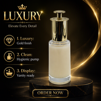 Sérum Ampoule Éclaircissant et Hydratant à la Niacinamide – Flacon Cosmétique Liquide pour le Visage