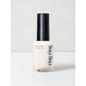 Sólido Anillo Esmalte De Uñas 10ml Color Blanco - Product Image 1