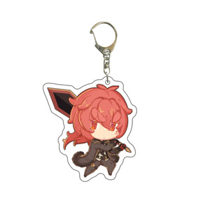 Llavero personalizado de dibujos animados, accesorios colgantes de Anime, <span class=keywords><strong>Genshin</strong></span> Keying, acrílico de impacto, venta al por mayor - Product Image 5