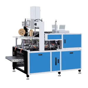 Automatic Rigid Box Corner Tape Binding Machine/ Paper Box Corner Tape Glue Pasting Machine