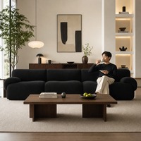 Ensemble de canapés modulaires en forme de L, design moderne, revêtement en tissu, meubles de salon, canapé compressé