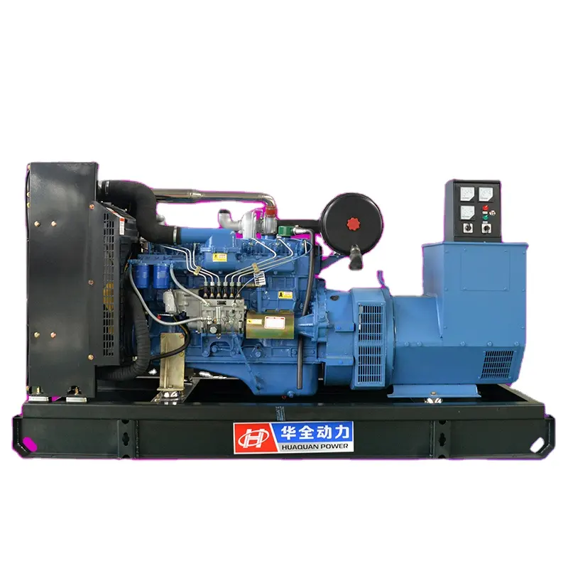 Open Type Powered By HUAQUAN Engine 150Kw Diesel generator standby Genset 187.5Kva Electric Generator made in weifang