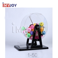 Mini Lotto Chanceux avec Boules Chanceuses Mini Machine de Loterie Jeux Jouets