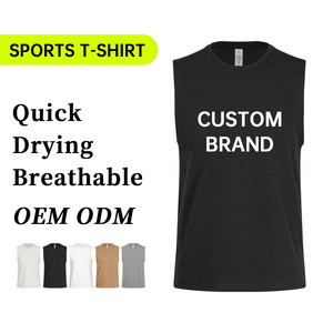 Sport Mens Fitness Elastic Breathable Work Out Wear Jogger Vest for <b>Running</b> - Product Image 1
