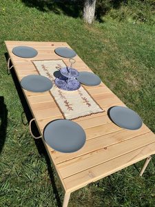 Grande Boho fatto a mano <span class=keywords><strong>basso</strong></span> tavolo <span class=keywords><strong>da</strong></span> Picnic pieghevole <span class=keywords><strong>in</strong></span> <span class=keywords><strong>legno</strong></span> auto tavolo <span class=keywords><strong>da</strong></span> Picnic per campeggio all'aperto spiaggia <span class=keywords><strong>giardino</strong></span> <span class=keywords><strong>basso</strong></span> sedile <span class=keywords><strong>legno</strong></span> mobili - Product Image 4