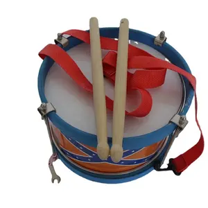 Profissional orff instrumentos musicais percussão marcha tambor com cinto