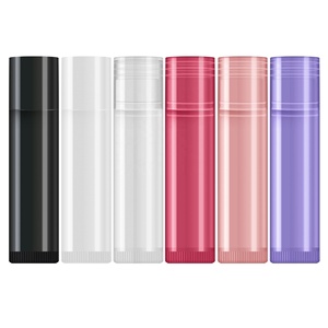 Vente en gros de tubes de baume à lèvres miniatures de 5 ml, contenants en plastique PP de 5 g pour rouge à lèvres avec bouchon à vis, impression de logo personnalisée - Product Image 3
