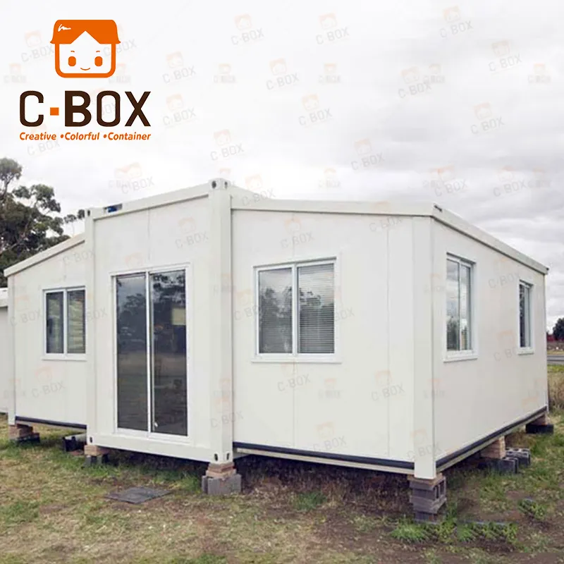 Australian Standards 2 Bedroom Luxury Prefab Modular Homes Prefabricated 20ft 40ft Foldable Expandable Container House