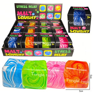 Juego de Juguetes Blandos de Malta al por Mayor: Cubo de Diamante, Bola Luminosa, Purpurina Transparente, Rebote Lento, Juguetes Antiestrés para Apretar - Product Image 4