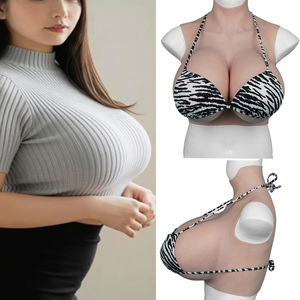 Prothèse <span class=keywords><strong>en</strong></span> <span class=keywords><strong>silicone</strong></span>, bonnet S, bonnet Z, bonnet K, gros seins pour Drag Queen, TS, seins réalistes et sexy - Product Image 2