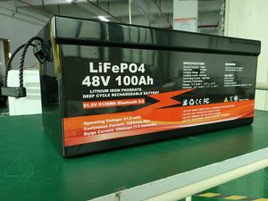 48V 50Ah 100Ah LiFePO4リチウム電池ソーラーバッテリー、6000+ディープサイクルグレードAセルスマートBMS、家庭用RV向けソーラーエネルギー貯蔵 - Product Image 1