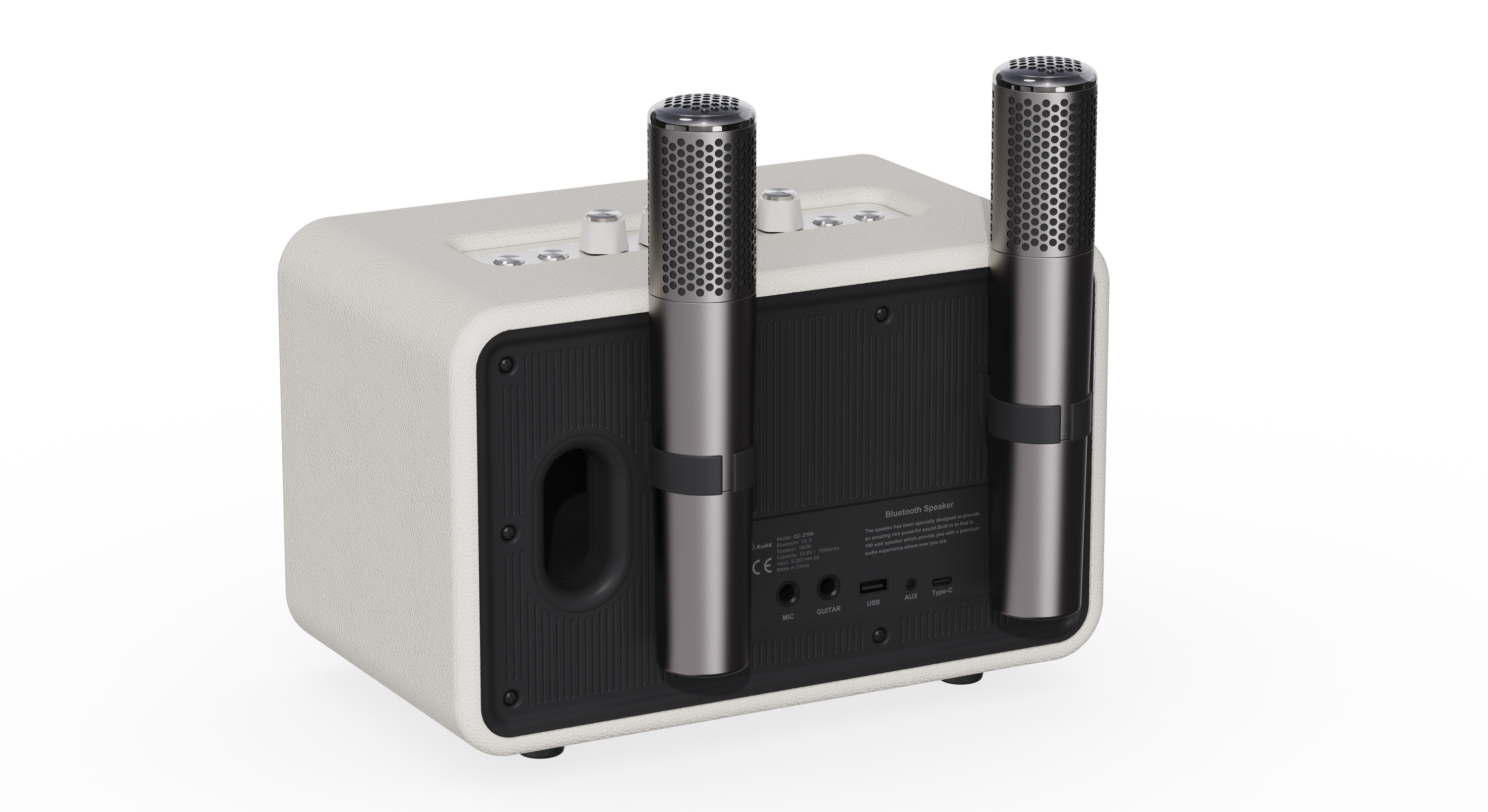 Ozzie Z9 50W Bluetooth Speaker - Mini Home Theatre Audio with
